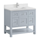 James Martin Breckenridge 36" Single Bathroom Vanity, Serenity Blue