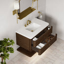 James Martin Allamari 36" Floating Single Bathroom Vanity, Sable