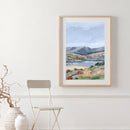 "Glacier Lake" Art Print