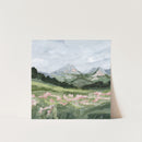 "Glacier Views" Art Print