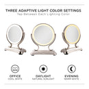 Glamour LED Lighted Makeup Mirror with Magnification