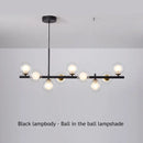 GobekUsa Glass Ball Ceiling Chandelier for Home Lighting