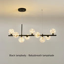 GobekUsa Glass Ball Chandelier for Dining Room