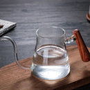 GobekUsa Glass Goose Beak Kettle | Stainless Steel | Wooden Handle