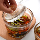 GobekUsa Glass Kimchi Storage Jar, Pickle & Kimchi Pot Container
