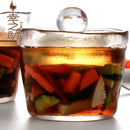 GobekUsa Glass Kimchi Storage Jar, Pickle & Kimchi Pot Container