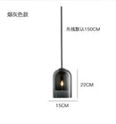 GobekUsa Glass LED Chandelier for Bedroom Dining Room Bar Office Eco-Friendly Nordic Design