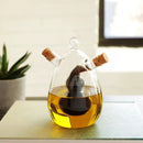 Glass Oil and Vinegar Cruet by Bamboo Switch