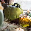 Glass Pumpkin Accents