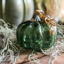 Glass Pumpkin Accents