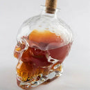 DecorBites™ Glass Skull Bottle: Creative Crystal Vodka/Wine 180ML/350ML - Halloween Hip Flasks by Decorbites