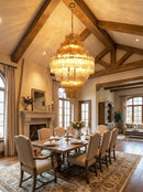 Star Shaped Glass Addis Diamond Chandelier