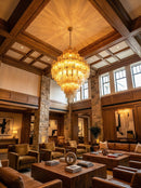 Star Shaped Glass Addis Diamond Chandelier