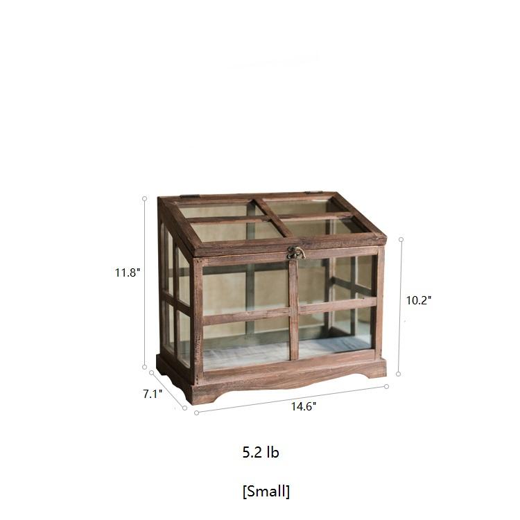 Glass Wood Display Box