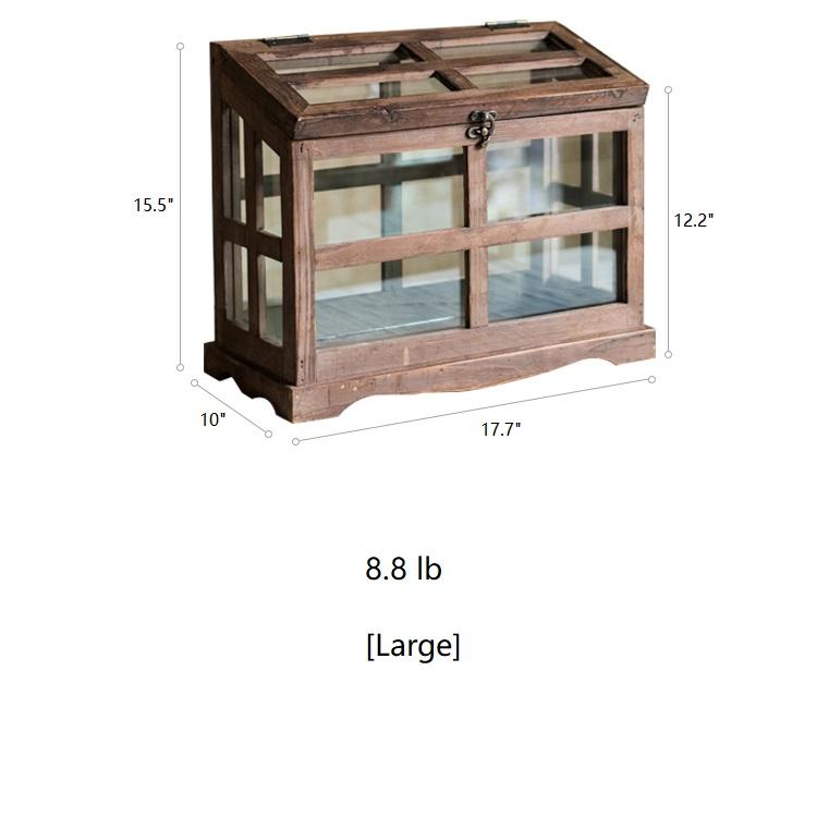 Glass Wood Display Box