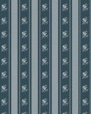 Glasshouse Stripe in Nocturne Blue