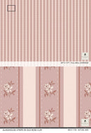 Glasshouse Stripe in Old Rose Clay