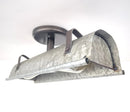 Galvanized Metal Farmhouse Ceiling Light | 17" Flush Mount