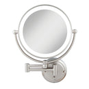 Glamour Lighted Wall Mounted Makeup Mirror with Magnification