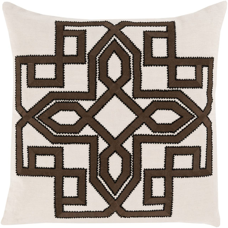 La Hulpe Khaki Pillow Cover