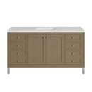 James Martin Chicago 60" Single Bathroom Vanity, Walnut Whisper