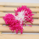 Glitter pom pom mini flower stamen hair ties for kids bedroom by Decorbites
