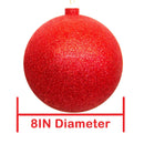 Glitter Red Ball Ornaments by Lee Display