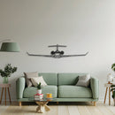 Global 7500 Front Metal Aircraft Wall Art - NCP0428