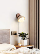 Globe Pecherna Travertine Wall Sconce