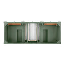 James Martin Brittany 60" Double Bathroom Vanity, Smokey Celadon