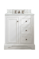 James Martin De Soto 30" Single Bathroom Vanity, Bright White