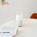 GobekUsa Black/White/Red Ceramics Table Lamp, Touch Switch USB Charging, Atmosphere Desk Light