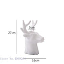 GobekUsa Deer Head Ceramic Vase - Home Decor Animal Head Flower Vase