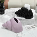GobekUsa Conch Ceramic Tissue Box: Charming Table Decoration & Paper Towel Case