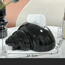 GobekUsa Conch Ceramic Tissue Box: Charming Table Decoration & Paper Towel Case