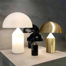 GobekUsa Atollo Black White Gold Mushroom Lamp for Bedroom Study Living Room Decor