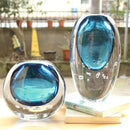 GobekUsa Crystal Glass Vase Terrarium Flower Pot for Home Decoration