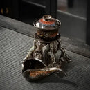 GobekUsa Dragon Teapot & Magnetic Rotating Tea Set, Chinese Kung Fu Teaware