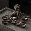 GobekUsa Dragon Teapot & Magnetic Rotating Tea Set, Chinese Kung Fu Teaware