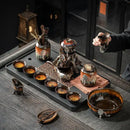 GobekUsa Dragon Teapot & Magnetic Rotating Tea Set, Chinese Kung Fu Teaware