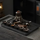 GobekUsa Dragon Teapot & Magnetic Rotating Tea Set, Chinese Kung Fu Teaware