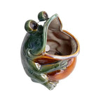 GobekUsa Ceramic Animal Storage Can: Home Decoration & Organizer Frog Pelican Shark Figurine
