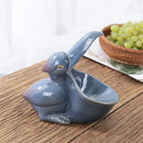 GobekUsa Ceramic Animal Storage Can: Home Decoration & Organizer Frog Pelican Shark Figurine
