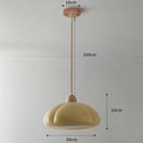 GobekUsa Glass Pumpkin Chandelier for Restaurant Balcony and Bedroom Lighting