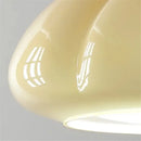GobekUsa Glass Pumpkin Chandelier for Restaurant Balcony and Bedroom Lighting