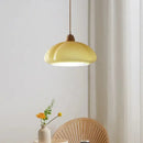 GobekUsa Glass Pumpkin Chandelier for Restaurant Balcony and Bedroom Lighting