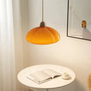 GobekUsa Glass Pumpkin Chandelier for Restaurant Balcony and Bedroom Lighting