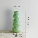 GobekUsa Geometric Glass Vase Terrarium Pebble Stack Floral Arrangement Home Decor