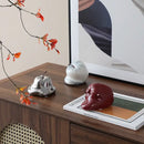 GobekUsa Abstract Melting Apple Ceramic Ornaments Home Decor Handicrafts