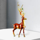 GobekUsa Deer Peace Porch Decoration Set for Luxe Living Room TV Cabinet